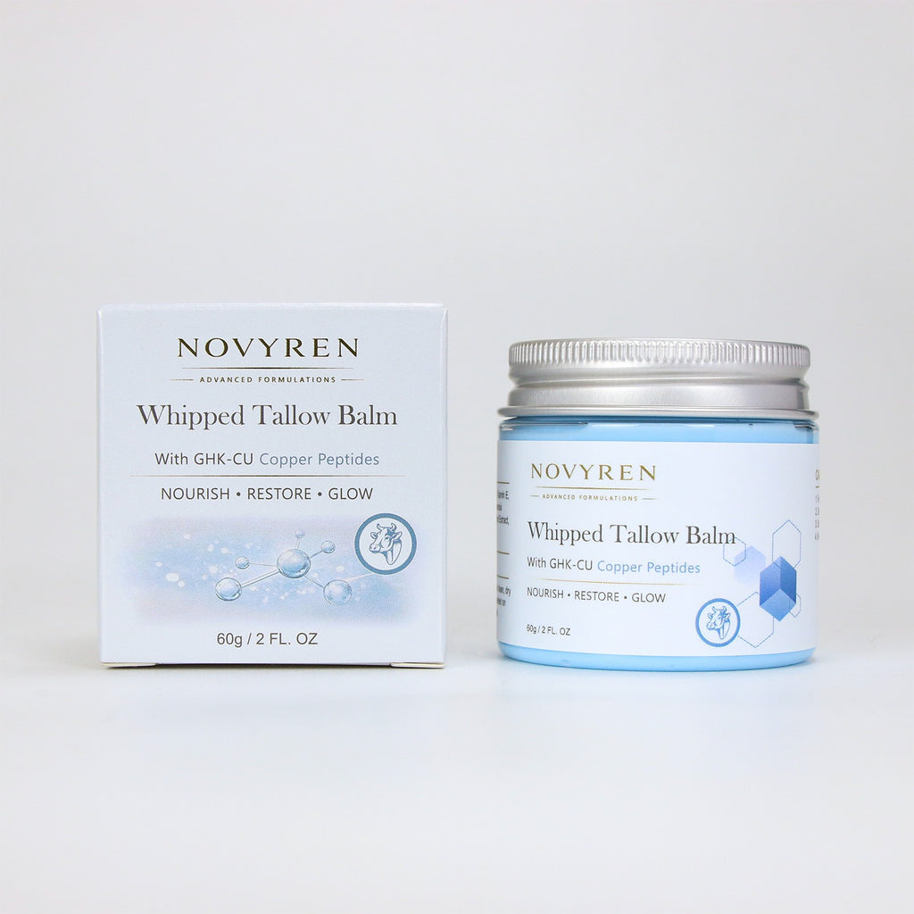 Novyren Whipped Tallow Balm with GHK-CU Copper Peptides